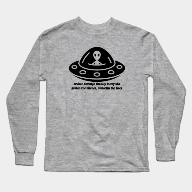 Alienz in The hood Long Sleeve T-Shirt by Robitussn